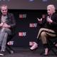 Olivier Assayas (left) and Kristen Stewart (right) at the New York Film Festival (Photo: Jesse Hassenger)